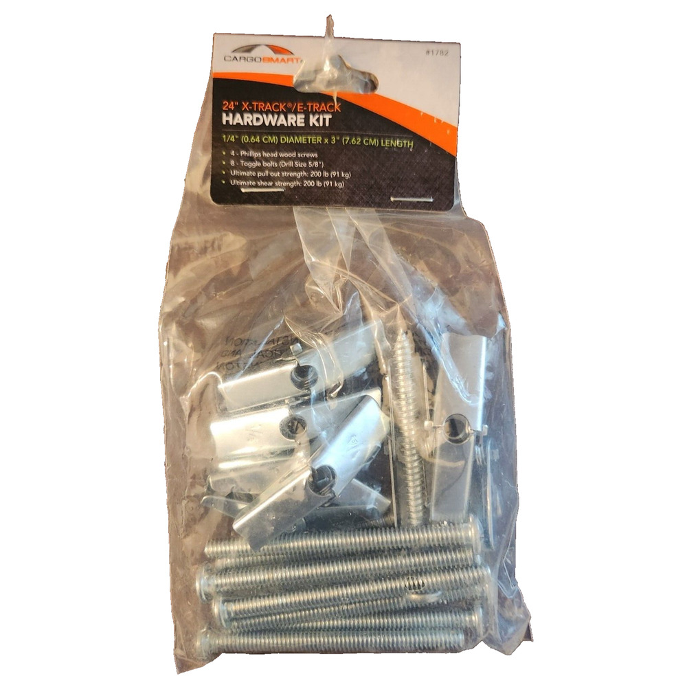 CargoSmart 24in. X-Track/E-Track Hardware Kit, Model# 1782